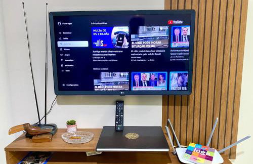 Apto espaçoso no Centro, térreo com 2 Quartos de Casal ArCond WiFi 500megas HomeOfice Cozinha e Garagem - Foto 4