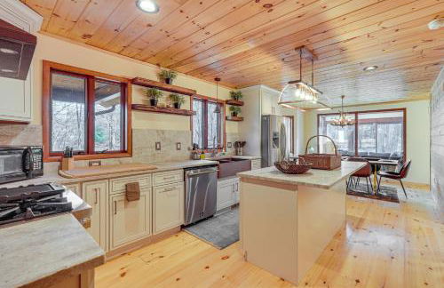 Ski, Hike and More Spacious Log Cabin in Long Pond - Foto 8