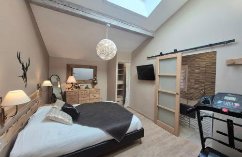 Chalet avec Jacuzzi, billard, jardin clos, proche Paradiski - Foto 32