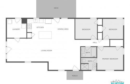 North ATX Retreat w Open Concept Layout and Backyard - Foto 8