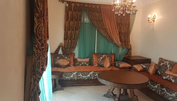 Coin salon dans le hall