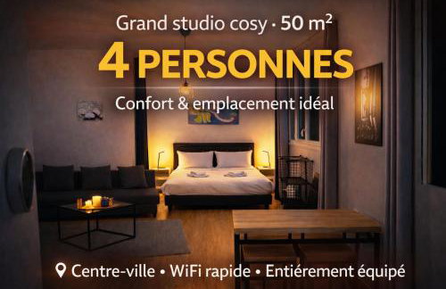 STUDIO COSY - HYPERCENTRE - CALME - 50M2 - Wi-FI - Photo 1