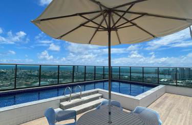 Flat Premium Recife - Ilha do leite piscina termica - Foto 12