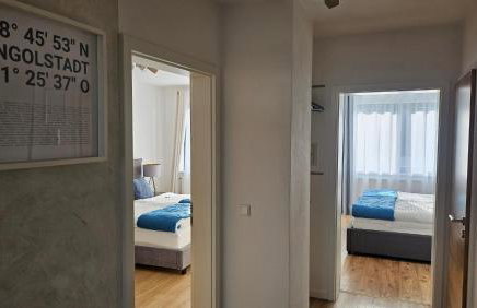 CASA8070 - Exklusive große Maisonette-Wohnung 91 qm für Familien, Gruppen, Geschäftsreisende, inklusive Parkplatz, WLAN, Kaffee und Tee, voll ausgestattet für 1 bis 9 Personen, zentrumsnah an der Autobahn A9 Ingolstadt-Süd - Photo 46