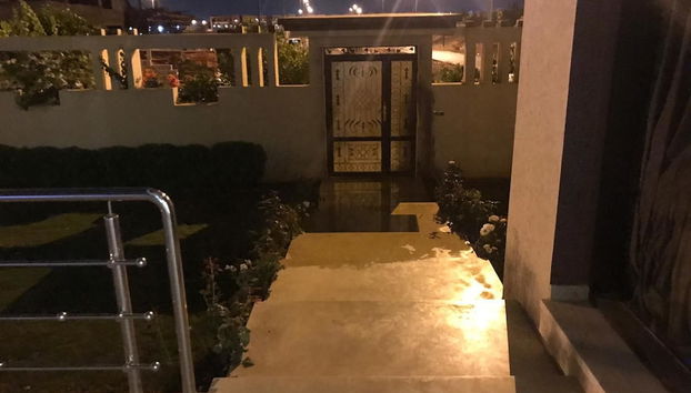 Front of property - evening/night