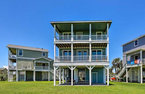 Breezy Galveston House with 2 Decks and Ocean Views! - Foto 28