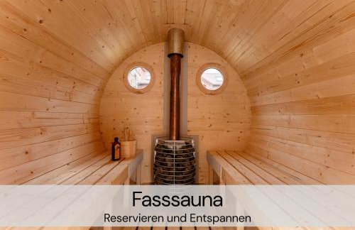 TinyHousebeiDresden mit Faßsauna spektakuläres winziges Häuschen auf Stelzen im Pferdeteich, Kaminofen, umlaufende Terrasse - Nähe Sächsische Schweiz - Von Juni - September Mindestmietzeit 1 Woche Sa-Sa - Foto 7