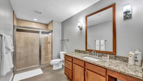 HUGE Panoramic SkySuite w/ Downtown VIEWS: Gym - Foto 5, Shower