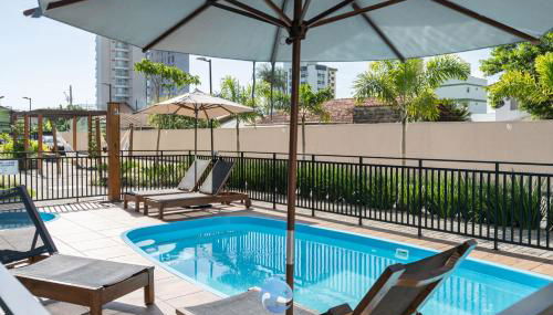 Apartamentos em Bal Piçarras 150 M DA PRAIA com SACADA, WI-FI, PISCINA, PORTARIA 24h, PLAYGROUND e vaga de GARAGEM - Foto 5