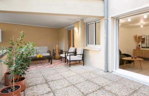 T2 Calme absolu - Coeur Toulouse - Saint Cyprien - climatisation - Terrasse arborée - Foto 26