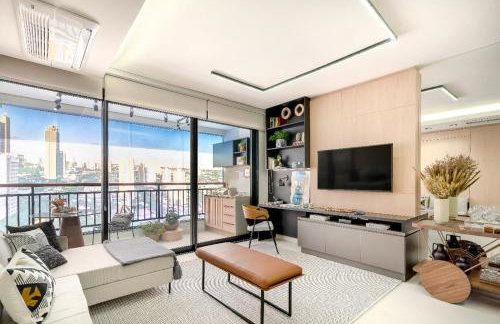 Flat de Luxo Decorado, com Lava Louças - Foto 1