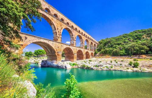La Terrasse du Mas : 5 pers Piscine à Calvisson - Photo 19