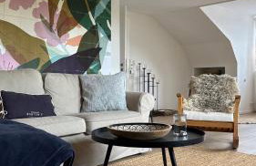 100 qm Ferienwohnung Solgård mit Balkon über den Dächern Tönnings, nahe St Peter Ording und der Nordsee - Foto 9
