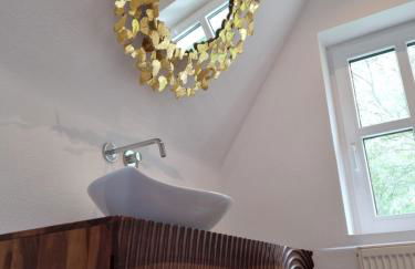 Klimaanlage, 5 Sterne Bahnhoftraum, Appartement "Waldliebe" 133qm, große Terrasse 70qm, QR Code scannen für virtuellen Rundgang, Premium Ausstattung - Foto 30