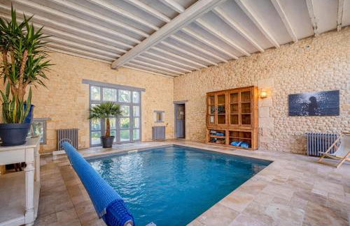 Le manoir de Saint-Ouen avec piscine chauffée intérieure - Foto 23