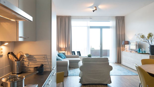 Apartment in Scheveningen Harbor Views - Foto 5, Sala de estar