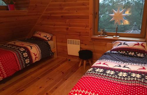 Deluxe Holiday Zdrojowa -Willa typu Alpejskiego w Borach Tucholskich-Całoroczna Balia z jacuzzi-Prywatny las i strumyk -Duża Wiata grillowa - Foto 36