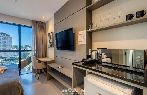 MHFA - Studios em Prédio Luxuoso com Vista Mar - Foto 8