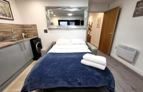 Sidemersey Livings - Relaxing Central Tailored Apartment with Free Parking, French Balcony - Foto 11