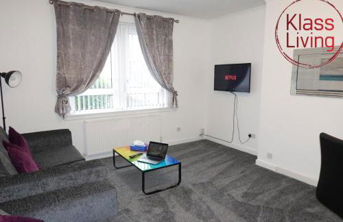 One Bedroom Apartment by Klass Living Serviced Accommodation Blantyre - Welsh Drive Apartment with Wifi - Photo 31