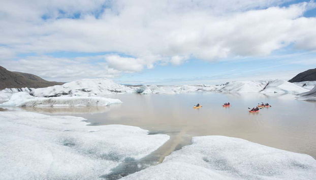 Tour in kayak al ghiacciaio Vatnajökull