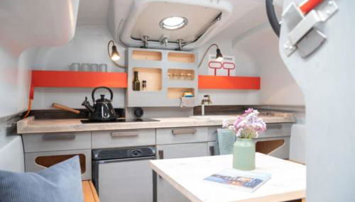 Ausgebautes Freifallrettungsboot KNUTSCHKUGEL - Foto 2