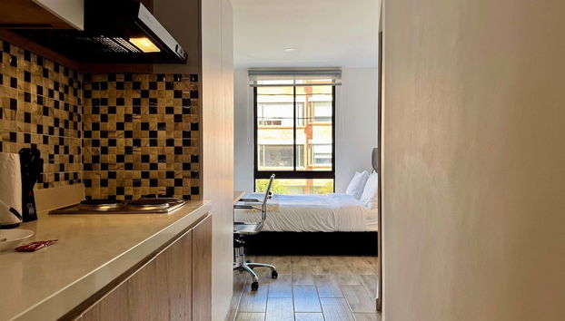 w Radiant 1BR in Santa Barbara - Foto 5, Habitación