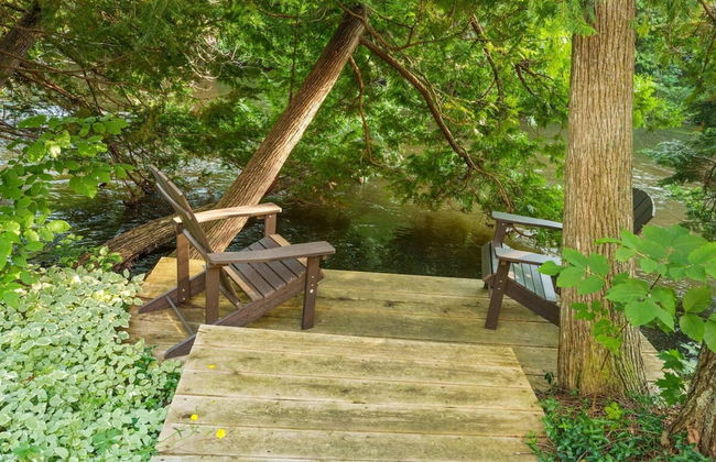 Firefly Lodge! Boardman River! Hot Tub! Woodstove! - Foto 42