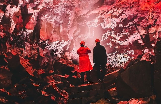 Visite du tunnel de lave de Raufarhólshellir - Photo 1