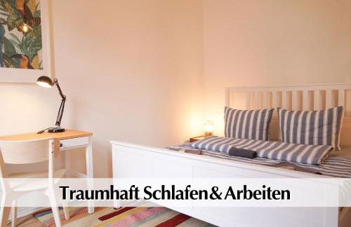 Helle Altbau FeWo mit Kingsize Bett, Smart-TV, Nobilia Küche - Nur ein kurzer Spaziergang in die Altstadt und zum Domplatz - Kostenlose Parkplätze in den umliegenden Straßen - Ausgewählte Tipps für Erfurt inklusive - Foto 4