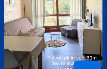 Studio 25m2, 5 pers, 30m des pistes, balcon sud - Foto 1