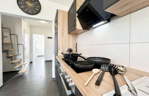 Zentrale City Ferienwohnung Essen 3 Zimmer Balkon Messe - Foto 31