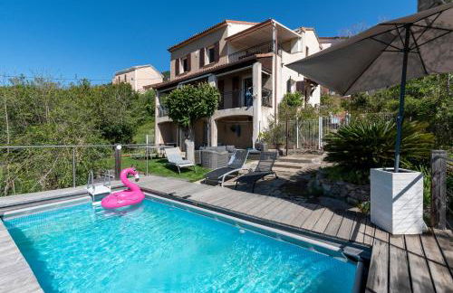 Alta Vista , villa avec piscine privée et vue exceptionnelle près d'Ajaccio - Foto 31