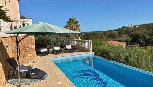 Villa soleil - Vue mer et montagne - Piscine privée, tennis, accès plage à pied - Foto 4