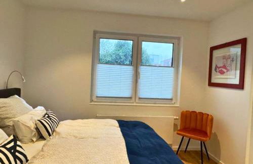 Top Apartment in Kranenburg - central & quiet - terrace and large windows - incl parking, fast WiFi, Box-Spring bed, washer & dryer, Netflix - Foto 16