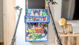 LUJO Proyector, Maquina Arcade, Wifi y patinetes - Foto 4