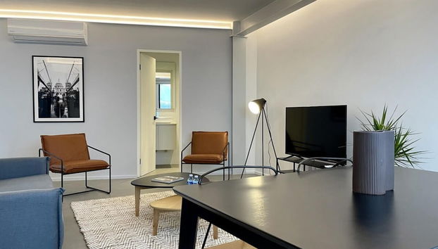 w Elegant 1BR With Rooftop Pool In Casco Antiguo - Foto 2, Habitación