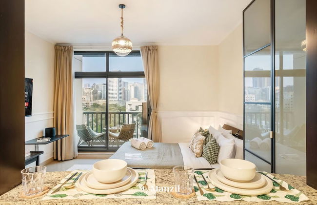 Canal View Studio Near Marina Palm Jumeirah - Foto 9