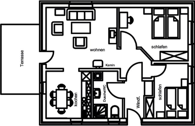Ferienwohnung mit Loggia im Teutoburger Wald - Foto 7