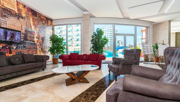 Sala de estar do lobby