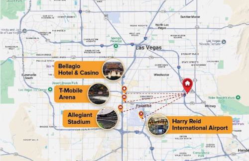 Oasis Near STRIP Pool Jacuzzi Deck Poker Room - Foto 8