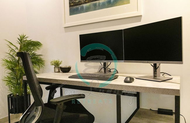 Luxurious Cozy Retreat Pool Office Parking - Foto 12