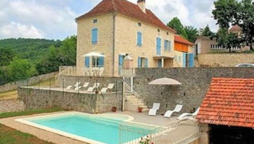 Gite st cirq Lapopie piscine vue imprenable - Foto 1