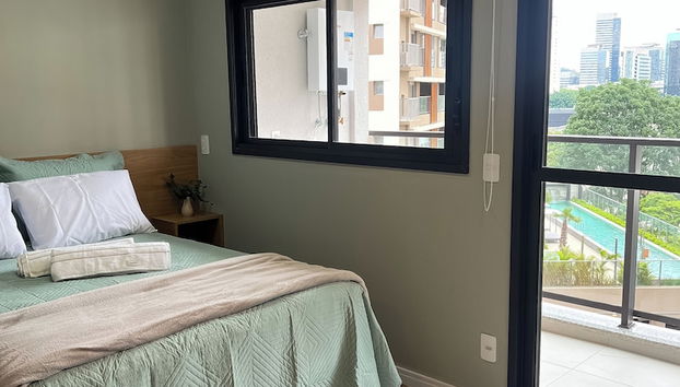 Studio completo a 230m do metrô Brooklin - Foto 5, Habitación