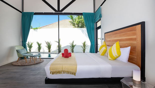 22m Oxygen Pool Villa Sunset Garden 9 - Foto 2, Habitación