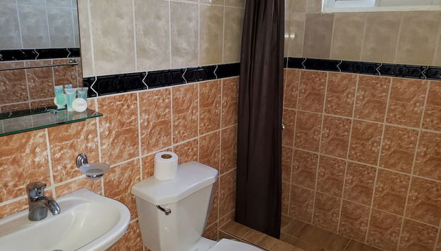 Duche na casa de banho