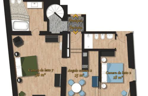 Palazzetto de Lante Appartamento Parione - Foto 21