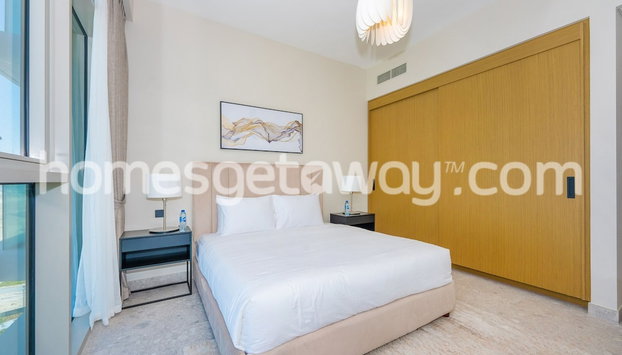 HomesGetaway-Golf Suites Dubai Hills 1BR - Foto 4, Habitación