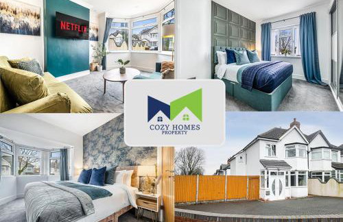 Modern 3 Bedroom House with Spacious Parking, Suitable for Contractors, Insurance Stays and Families near NEC, Solihull, HS2 - Foto 44