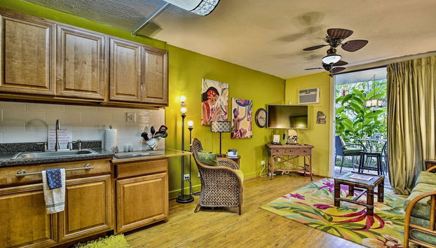 Garden View Studio - Kona Islander Inn Condos Condo by RedAwning - Foto 5, Cocina privada